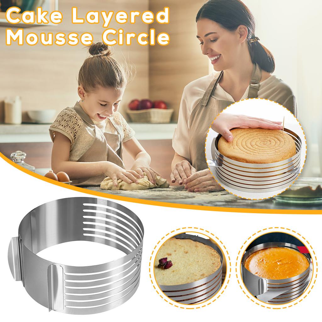 Stainless Steel Cake Ring Baking Baking Frame Cake Ring Slicers