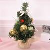 Tiny Table Top Christmas Tree with Ornaments for Festive Home Decor