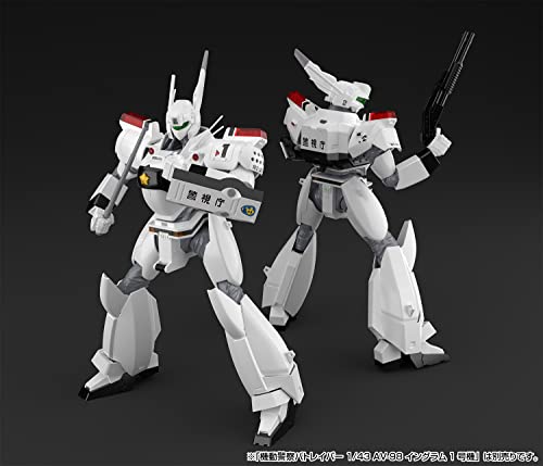 Aoshima Bunka Kyozai (AOSHIMA) ACKS No.MP-02 Mobile Police Patlabor 1/43 Scale Model Kit: AV-98 Ingram Unit 2 + Type 98 Special Command Vehicle Set, C