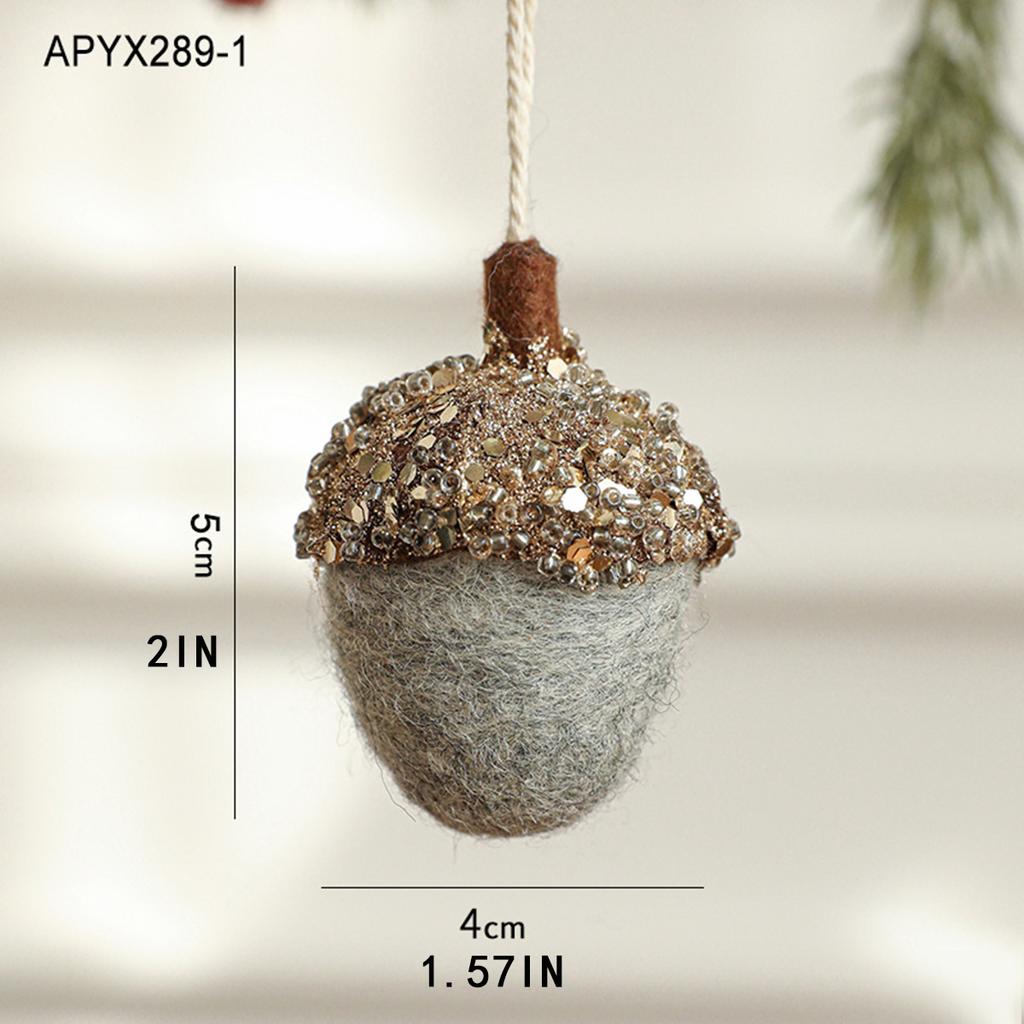 New Christmas Pinecone Felt Christmas Tree Pendant, Pendant, Christmas Atmosphere Set Decoration Items