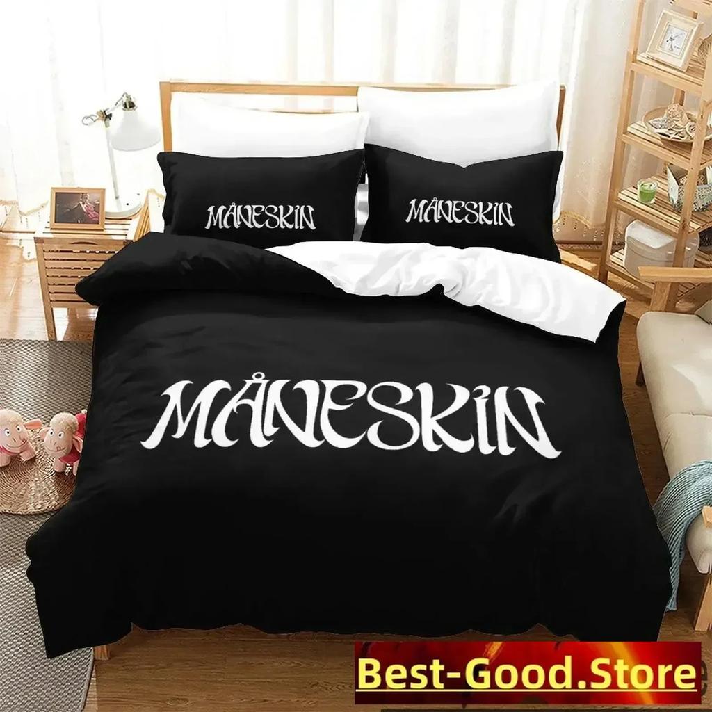 3D Print Maneskin Bedding Set Boys Girls Twin Queen King Size Duvet Cover Pillowcase Bed boys Adult Home Textileextile