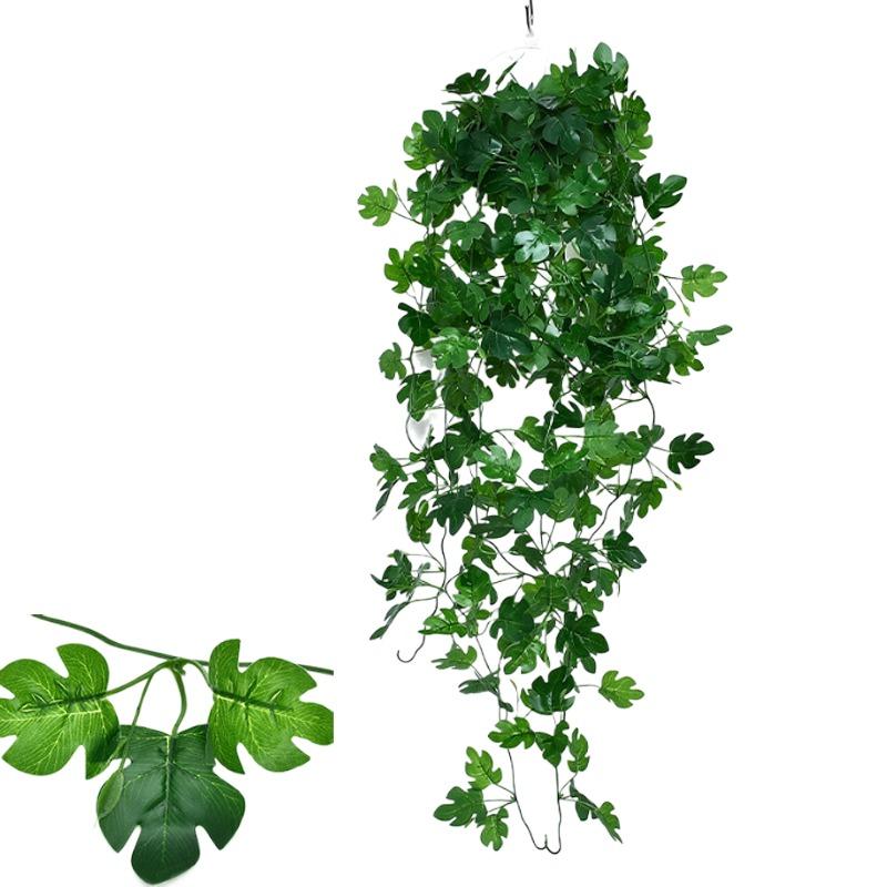 Wall Mounted Artificial Plant Creeper Artificial Ivy Home Garden Decoration  Christmas Decor