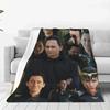 Tom Hiddlestons Photo Flannel Blanket Quality Super Warm English Actor Bedding Throws Winter Travelling Living Room Bedspread