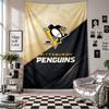 Pittsburgh Penguins Wall Tapestry Home Decor Wall Hanging Cloth for Bedroom Living Room Background
