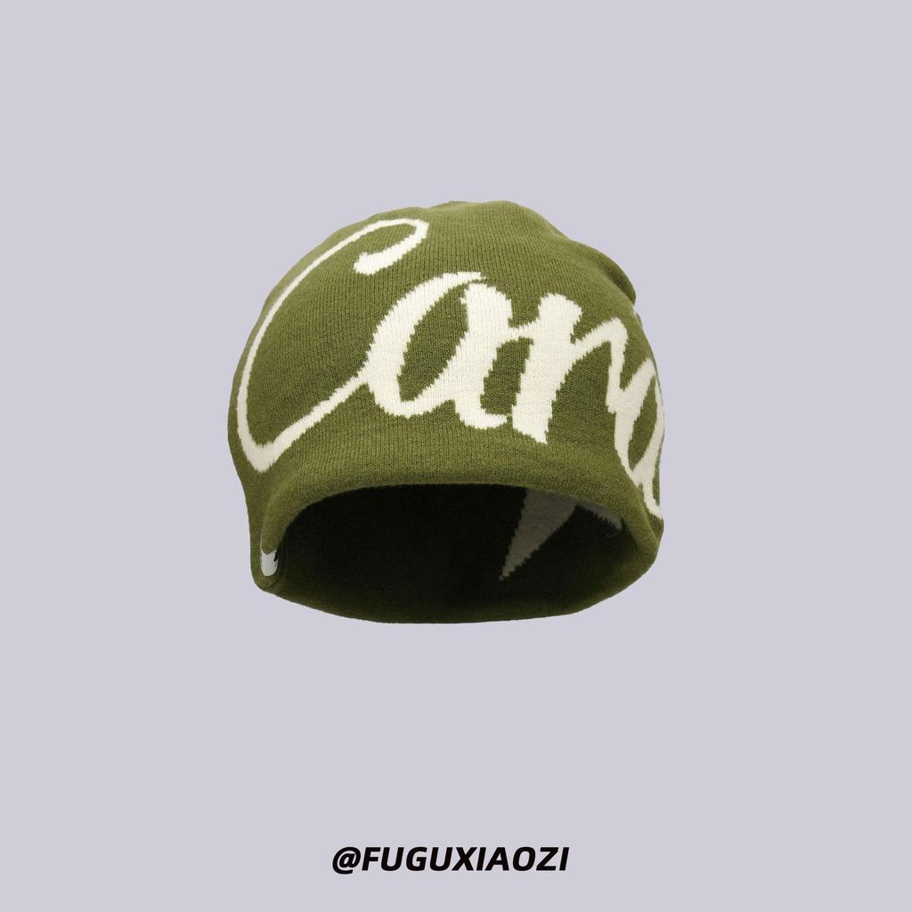 American Street Style Beanie: Trendy Outdoor Mountaineering Wool Hat, Warm & Cold-Proof, for Men & Women, Autumn/Winter