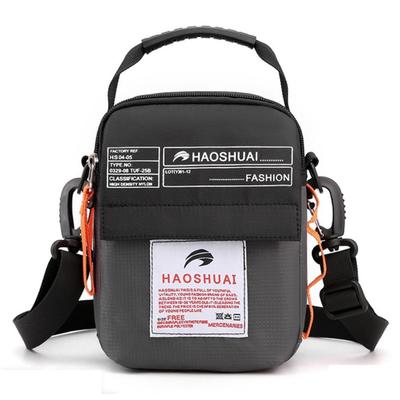 Cazycazun Small Shoulder Messenger Large Men's Bag, Lightweight, Handbag, Bag, Capacity, Water-Repellent, Abrasion-Resistant (Gray)