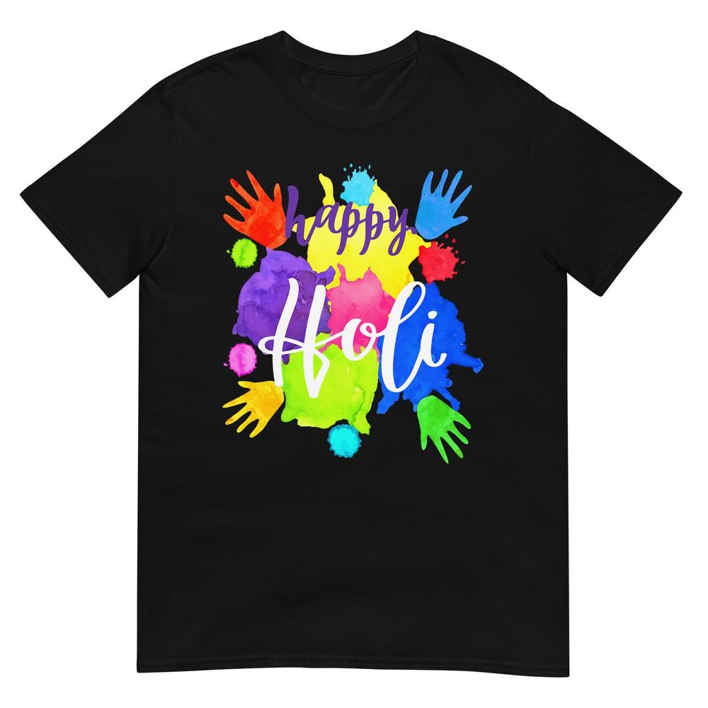 Счастливые рубашки на Холи для детей, мальчиков, девочек, малышей, Индия, индуистская футболка L