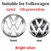 For Volkswagen Volkswagen VW Golf 7 MK7 Front Hood Rear Boot Emblem Cover Trim Logo Badge Sticker Exterior Decoration Car Styling 2013-2017