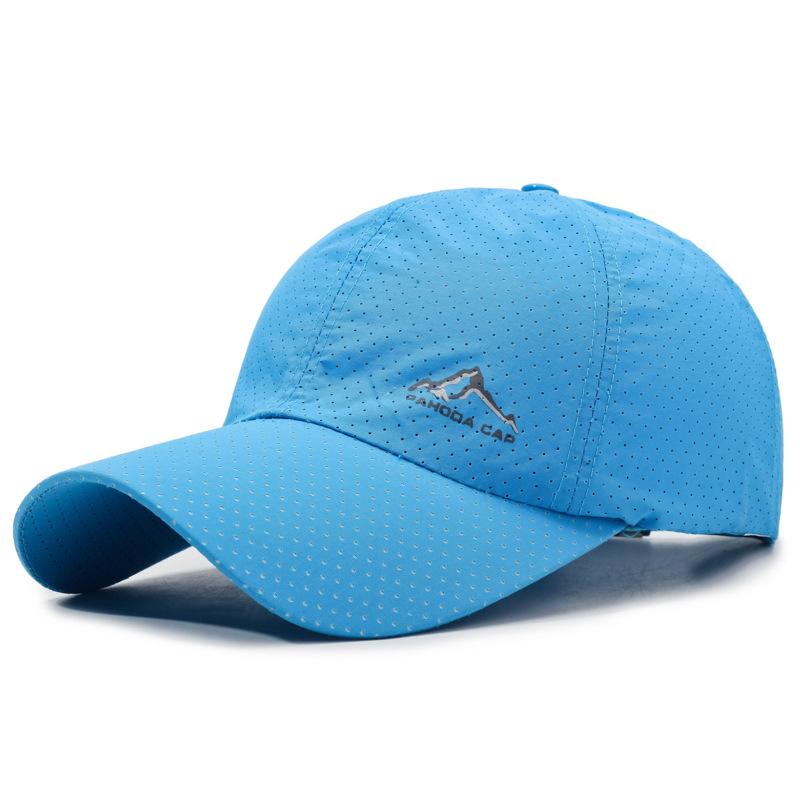 Gray Breathable Cap Outdoor Sun Hat Fashion Sports Summer Sun Hat Classic Versatile Hat