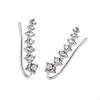 2 Stück Ohr Manschetten Ohrring Clip-on Mode Funkelnder Schmuck Ohrhaken Zubehör für