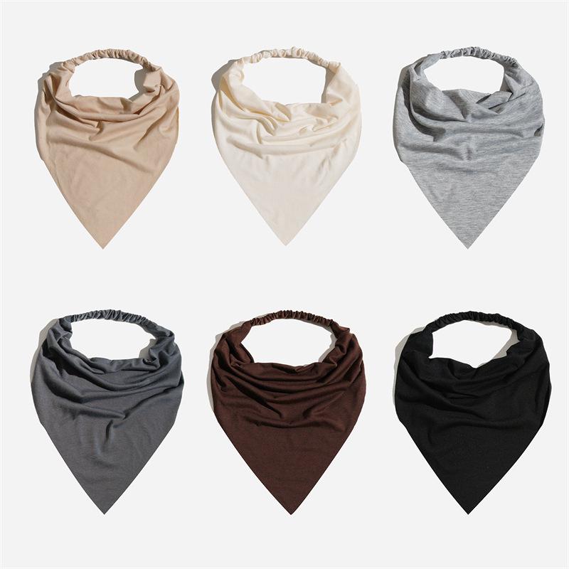 2025 Bohemian Large Cotton Triangle Scarf & Headband