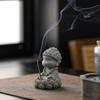 Four Not Small Buddha Incense Insert Tea Pets Household Zen Desktop Chinese Blue Sand Stone Ornament Living Room Indoor Seat