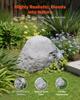 Faux Rock Cover, Outdoor Fake Rock Well Pump Cover, Realistic Natural Texture, Lightweight & Weather-Resistant Polyresin Artificial Boulder for