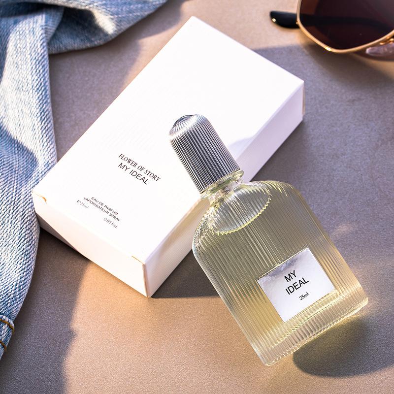Flower Story Men s Perfume Set Silver Charm Mountain Spring Fresh Light Fragrance Perfume Four-piece Set