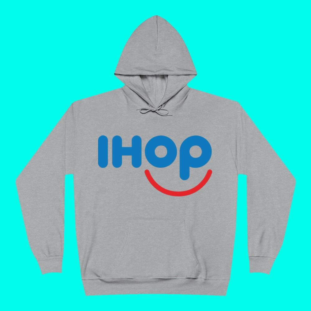 IHOP International House of Pancake Men#039;s Grey Size S3XL Unisex T-Shirt S