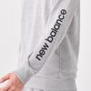 New Balance Team Sweat Hoodie GR L Men's (AMT45235) (Gray)