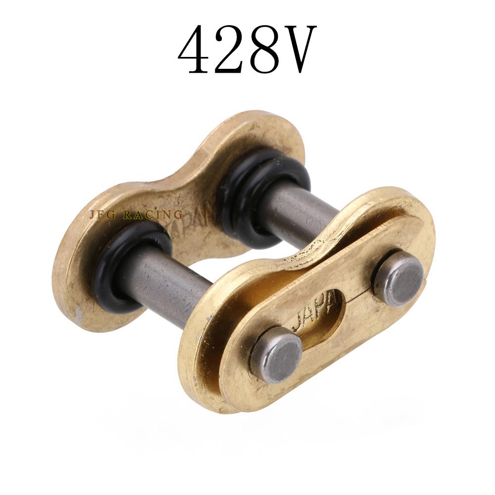 Motorcycle 428 520 525 530 Chain Buckle Ring Link Heavy Chain Connecting Connector Master Joint Link With O-Ring Chain Lock 428V