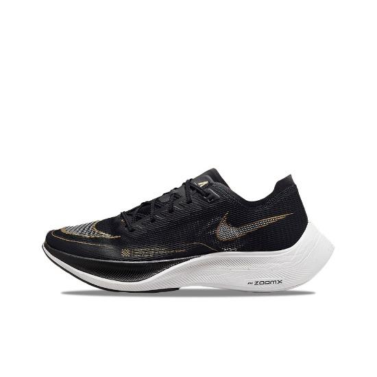 

Nike ZoomX Vaporfly NEXT% 2 Black Metallic Gold Coin CU4111-001 EU 38.5 белый/чёрный