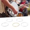 Silver+Golden Banjo String Set Stainless Steel Material Stainless Steel Strings  For Banjo Playing