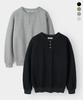 Industry Snap Henley Neck Sweatshirt_4 Colors