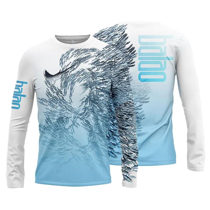 Men's T-shirt Long Sleeve Print T-shirt Loose Fashion Casual Print Tees Top Men's Clothing Oversized Outdoor Pullover