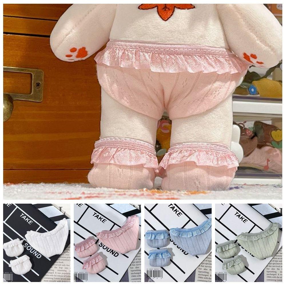 Underpants Cotton Doll Outfit Dress Leggings 20cm Doll Flower Dress  Kids Girls