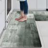 Turquoise Kitchen Mat Cushioned Anti-Fatigue Kitchen Rugs Non Slip Mats and Rugs Kitchen Carpet for Home & Office Floor Mat