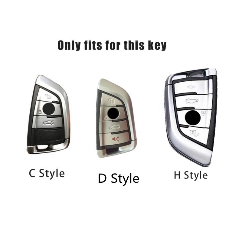 Metal Car Key Case Cover Bag Accessories Holder Shell Keychain For BMW F20 G20 G30 X1 X3 X4 X5 G05 X6 Keychain Protection Cover