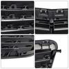 Black Front Grille Grill Fit Mercedes-Benz E Class W212 E350 E550 2010-2013