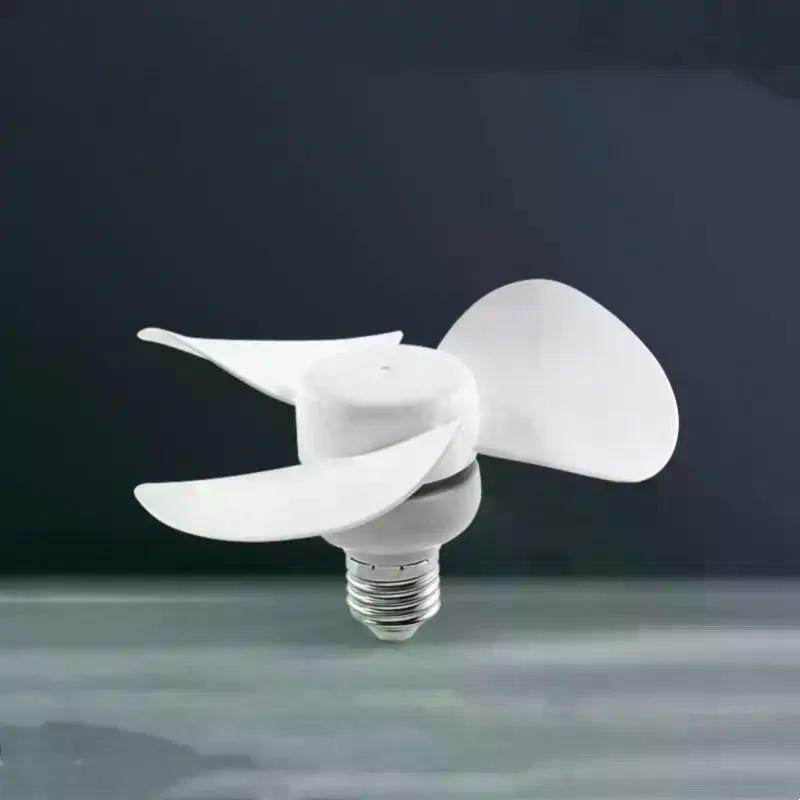 5W Small Cooling Fan E27 Screw Home Ceiling Fan Desktop Electric Fan for Kitchen Bedroom Dormitory Living Room Study,Table Fans