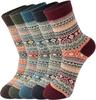 5 pairs, winter warm and comfortable hiking socks, socks autumn and winter, thermal socks wool socks