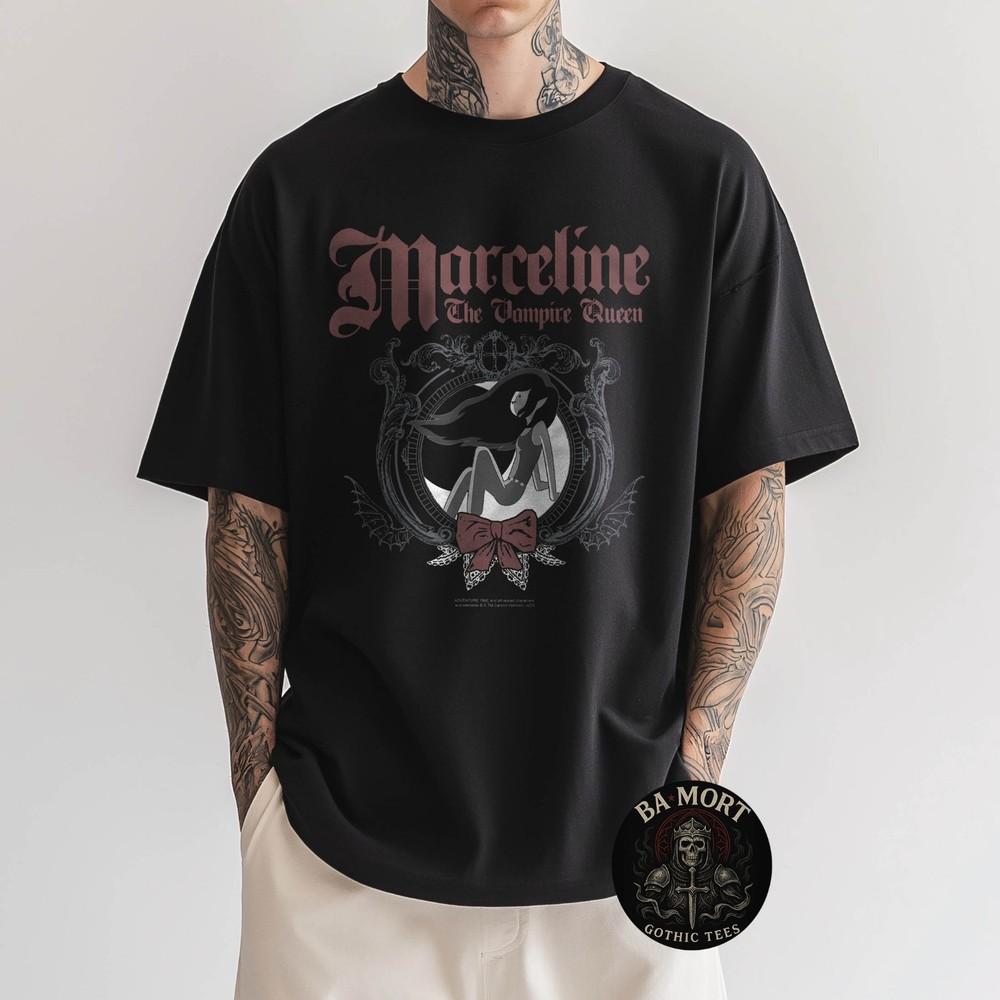 Adventure Time Gothic Framed Marcelline The Vampire Cartoon TShirt Unisex T-Shirt Graphic Tee XL