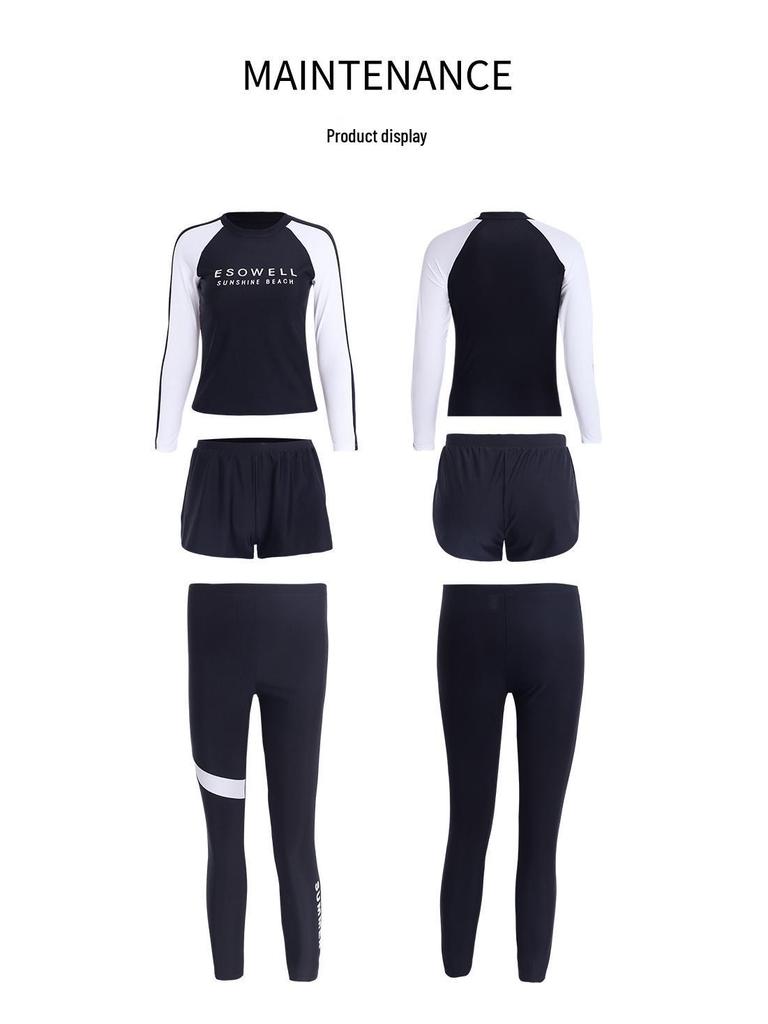 2025 Dreiteiliges Badeanzug-Set für Mädchen für Teenager - Geteiltes Design für mittlere und große Kinder