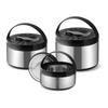ZISIZ 5-teiliges Edelstahl Doppelwandig Isolier Topfset