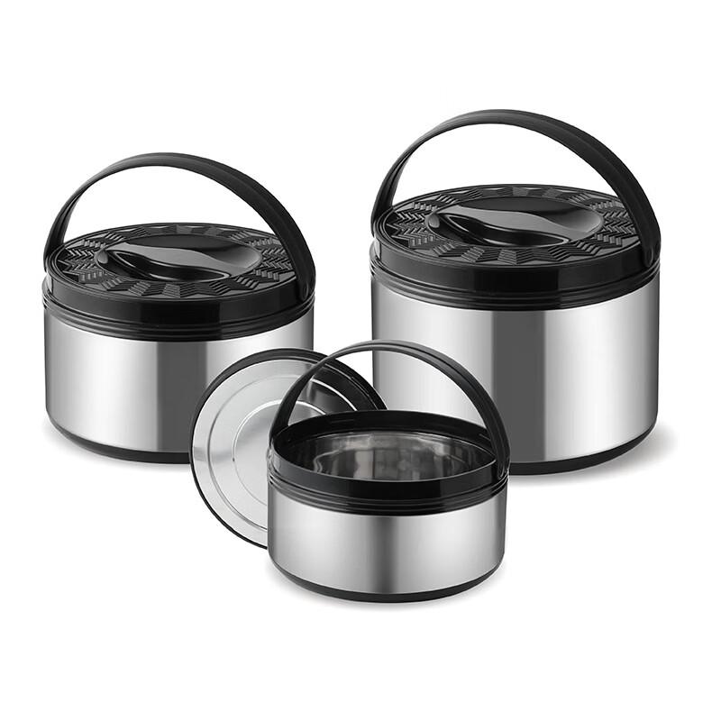 ZISIZ 5-teiliges Edelstahl Doppelwandig Isolier Topfset