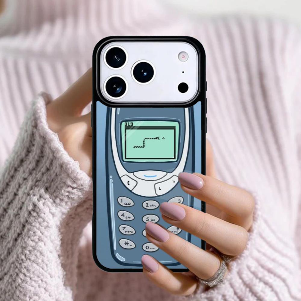 Retro mobile Phone Case For Apple iPhone 17 Air 16E 15 14 Plus 13 12 11 Pro Max Mini Funda Cover iPhone 14 Pro Max
