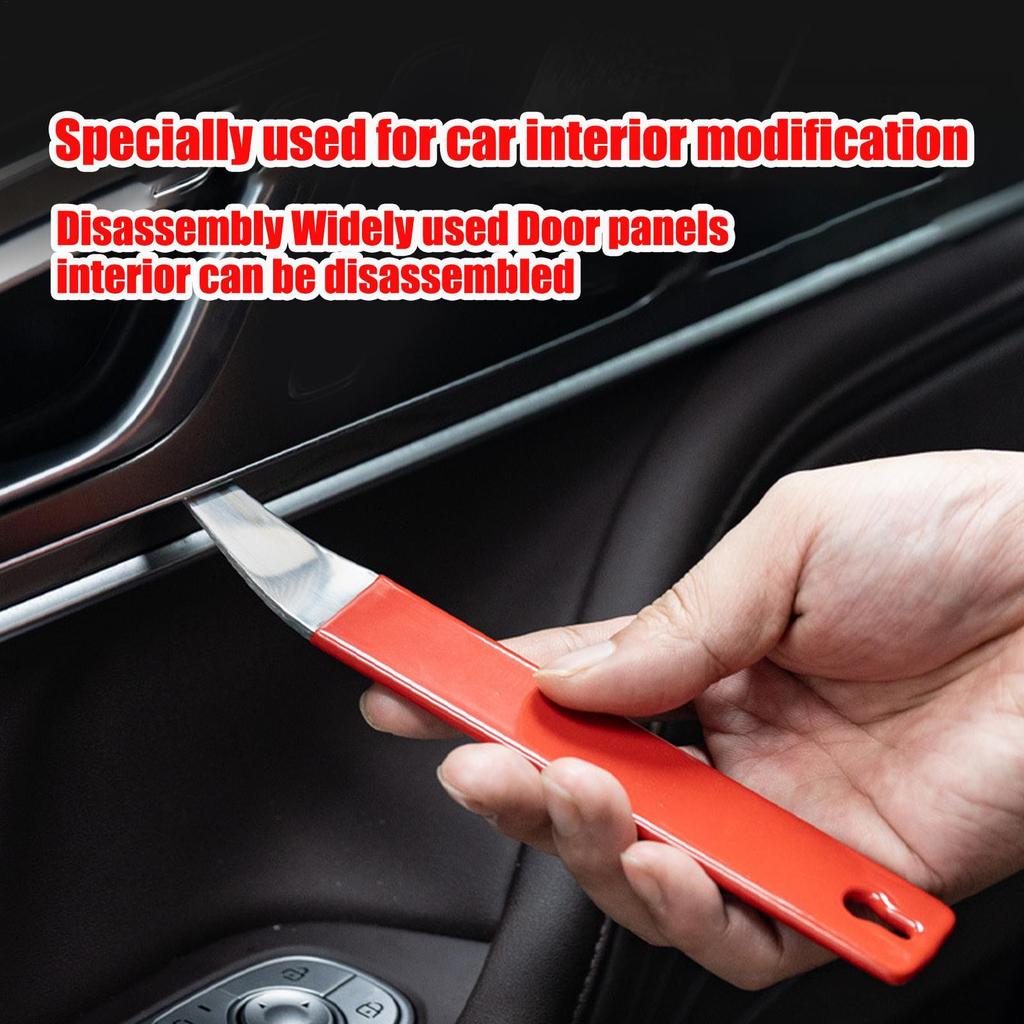 Car Trim Removal Tool Stainless Steel Car Removal Tool Kits Car Door Clip Panel Trim Dash Auto Radio Metal Removal Pry Tool