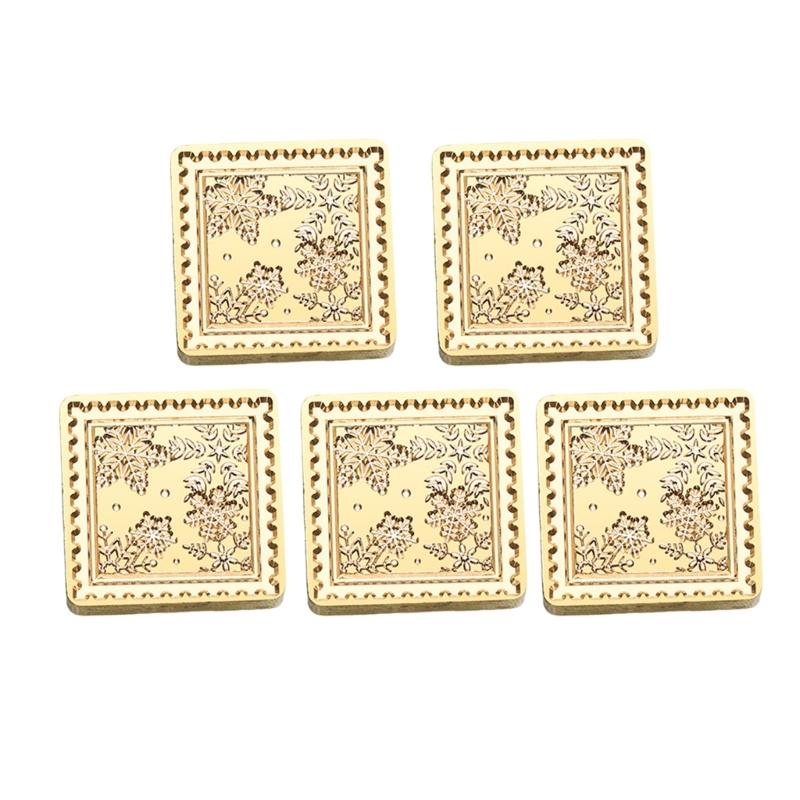 Emboss Sealings Wax Stamp Head Brasses Sealing Stamp Wax Seal Stamp Head Replacement for Envelope Sealing Greeting Card