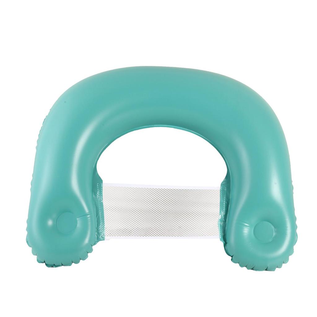 Foldable Adult Inflatable Water Lounge Chair with Net Bed