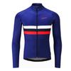 Maglia da Ciclismo a Maniche Lunghe ad Alte Prestazioni per Mountain Bike e Bici da Strada Unisex Traspirante Asciugatura Rapida Design a Strisce