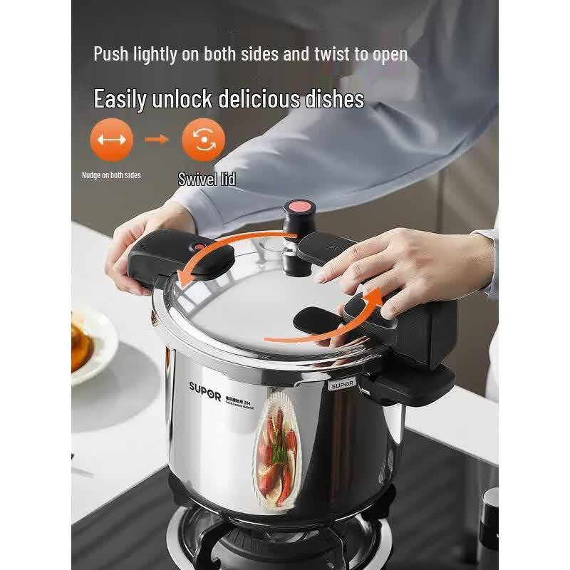 SUPOR 304 Stainless Steel 5L Pressure Cooker