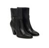 Ankle Boots Tommy Hilfiger Th T-Strap Leather Pointy Bootie FW0FW08984 Black