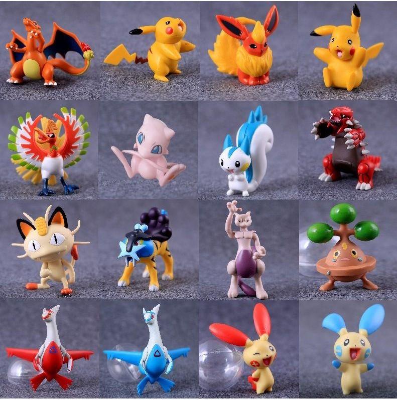 Pokmon Action Figures Pvc Collectibles Detailed 5-8cm Featuring Popular Characters