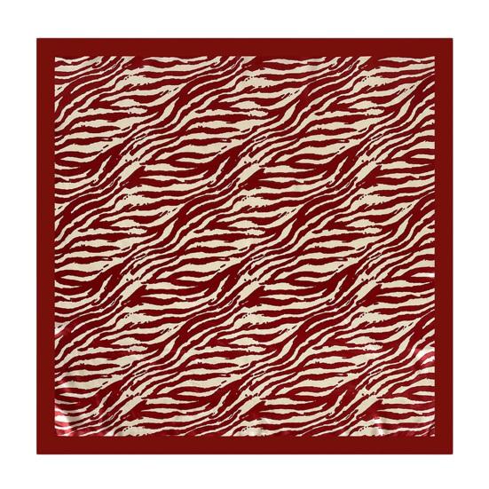 yangyizhi Women Headscarf, Zebra Print Large Square Scarf, Smooth Imitation Silk Fabric Turban Scarf Shawl Hair Tie for Travel Daily Wear