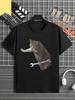 2026 Summer Cotton Moisture Absorbent Breathable Fabric Unisexs And Unisexs Tshirt Childrens And Adult Parentchild Clothing