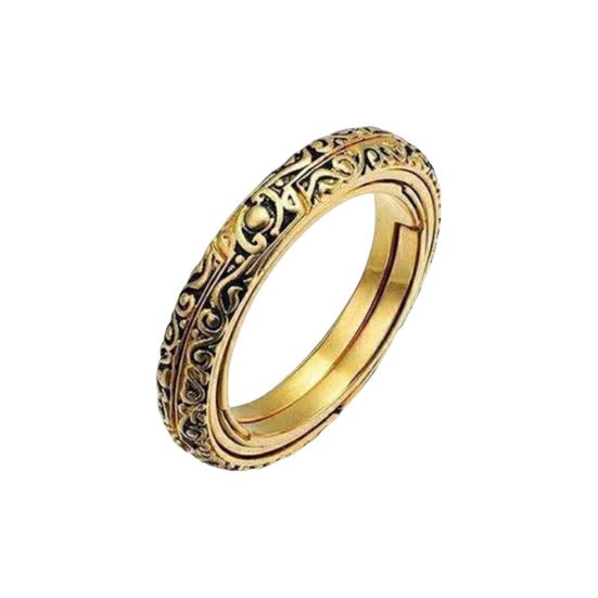 Fidget Ring And Necklace Titanium Steel Spinner Ring Decompression Toys Planet Shape Shockproof Manual Anti-Stress Finger Ring Unisex Anxiety Jewelry