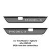 Stainless Steel Door Welcome Pedals for Tesla Model Y Juniper Model 3 2025+ Sill Protector Bars Cover Interior Car Accessories