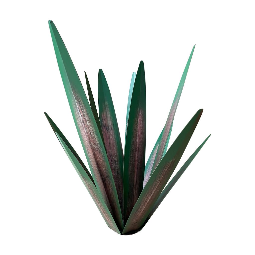 Metal Agave Plant Sculpture Garden Yard Decorative Iron Art Outdoor Patio Lawn Yard Metalwork Craft Handmade Plant Ornament
