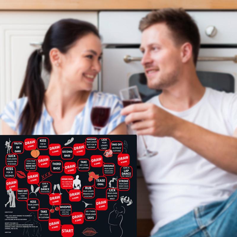 Jocuri de societate Beți de dragoste Adult Date Night Idei de băutură Joc distractiv de petrecere Joc interactiv Noaptea fetelor Jocuri de băut pentru 2-8 jucători