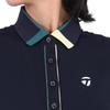 TaylorMade Club TM Basic S/S Polo, Navy, Size L, Women's, 24FW UN410